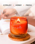 Summer in a bottle - Aromatherapy Scented Candle