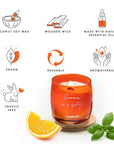 Summer in a bottle - Aromatherapy Scented Candle