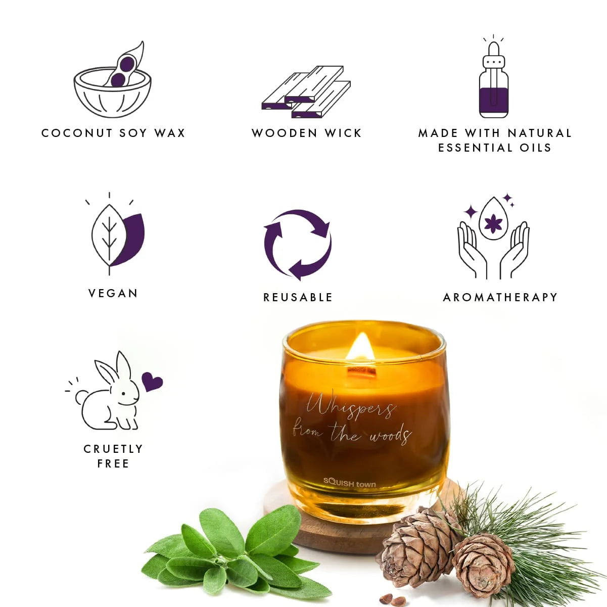 Whispers from the Woods - Aromatherapy Scented Candle
