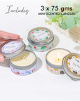 Mini Scented Candle Trio - Gift Set