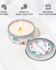 Minty misteltoe - Aromatherapy Scented Candle