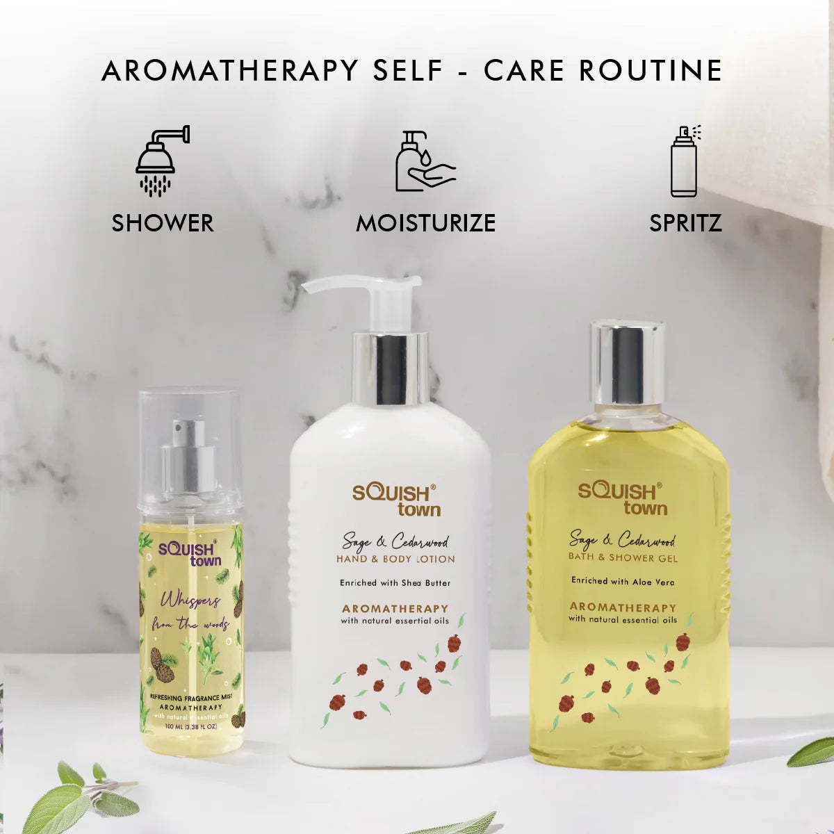 Sage &amp; Cedarwood - Body Care Bundle
