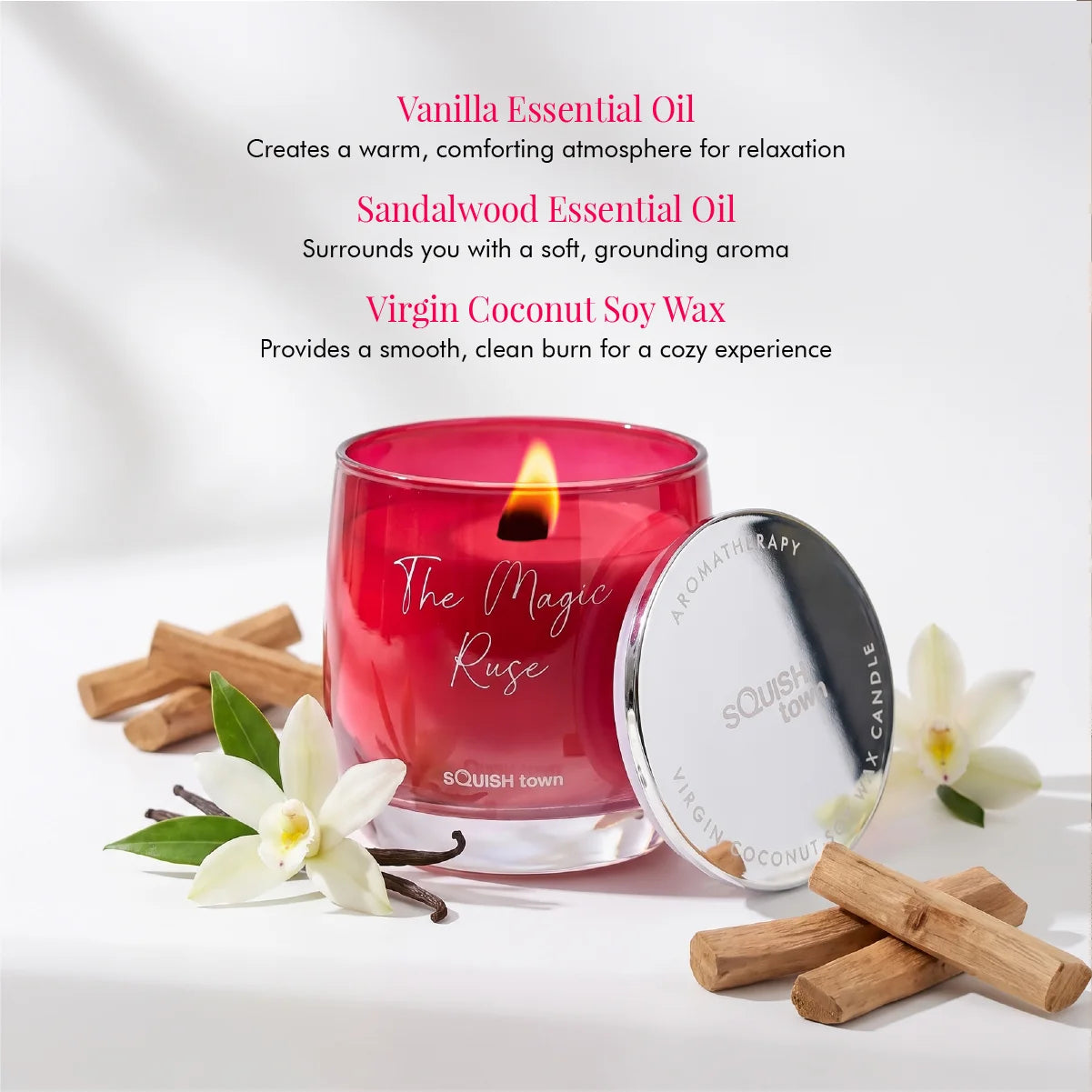The Magic Ruse - Aromatherapy Scented Candle