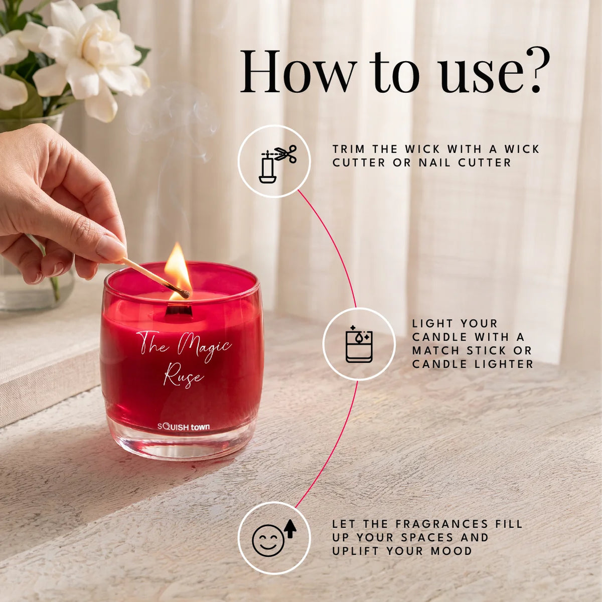 The Magic Ruse - Aromatherapy Scented Candle