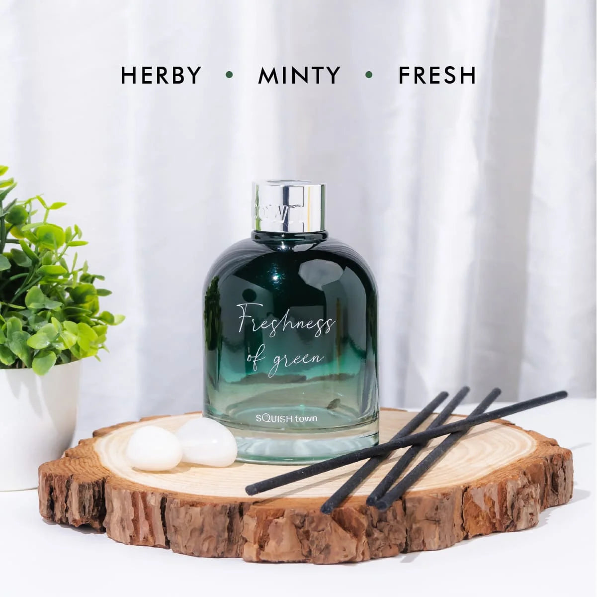 Freshness of green Reed Diffuser 200ml – Squish Town Private Limited