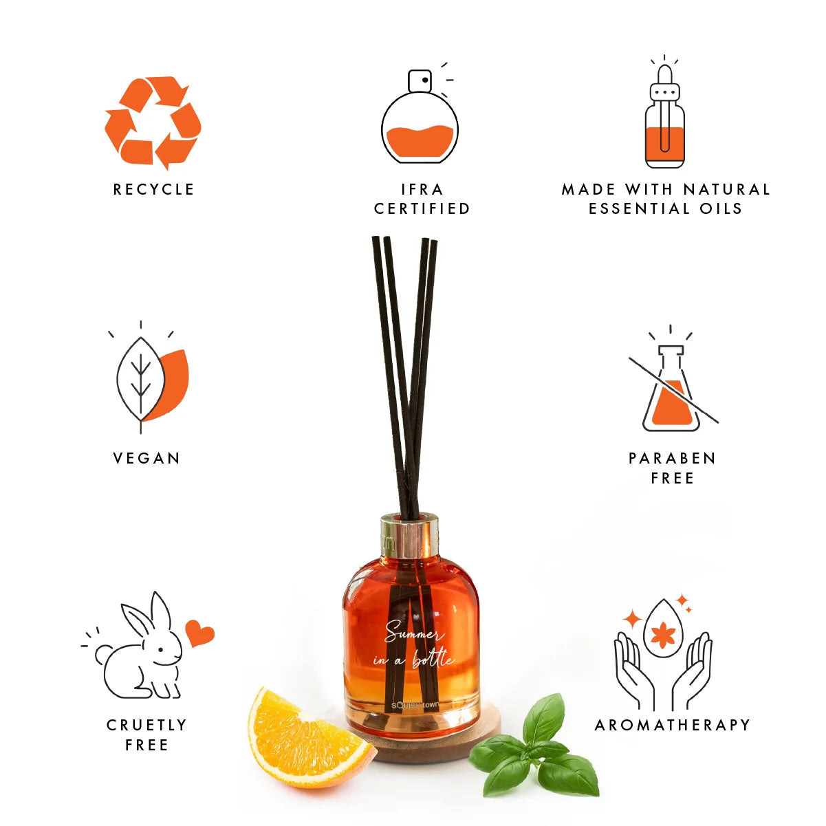 Summer in a bottle Reed Diffuser 200ml