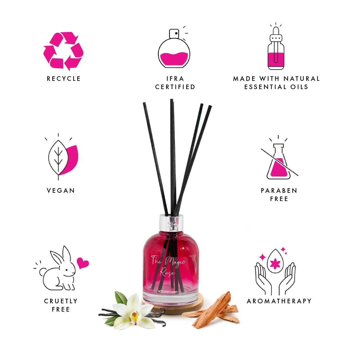 The magic ruse Reed Diffuser 200ml