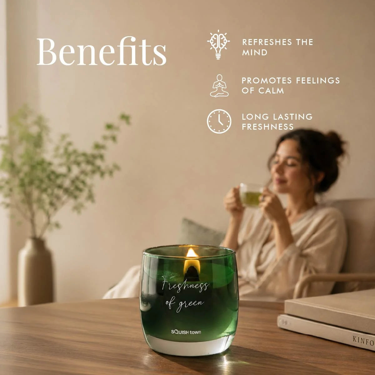 Freshness of Green - Aromatherapy Scented Candle