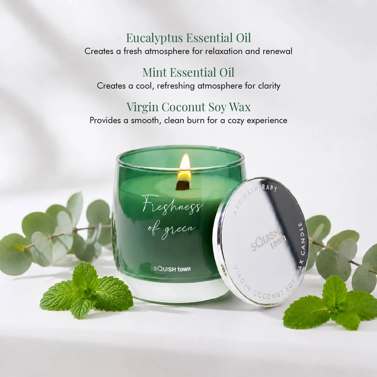 Freshness of Green - Aromatherapy Scented Candle