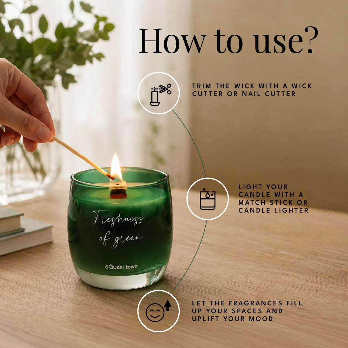 Freshness of Green - Aromatherapy Scented Candle