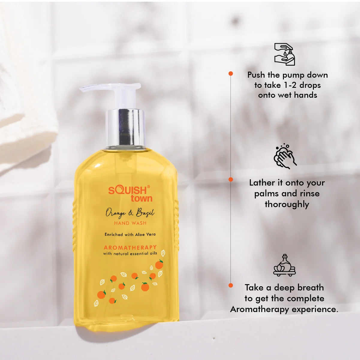 Orange &amp; Basil - Cleansing Hand Wash