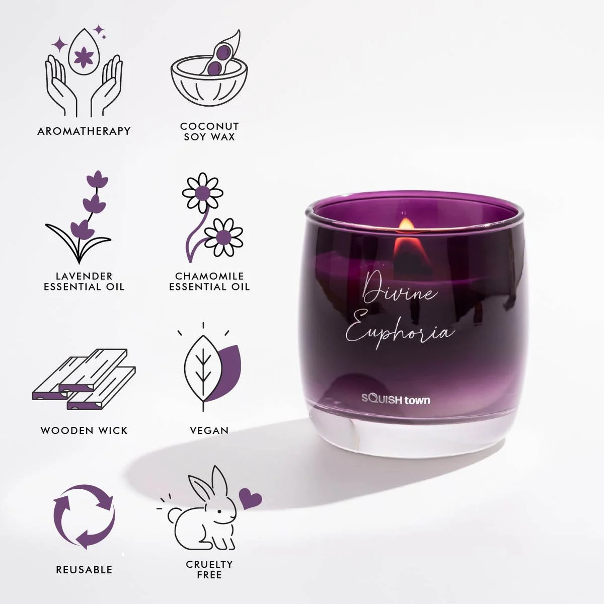Divine Euphoria - Aromatherapy Scented Candle