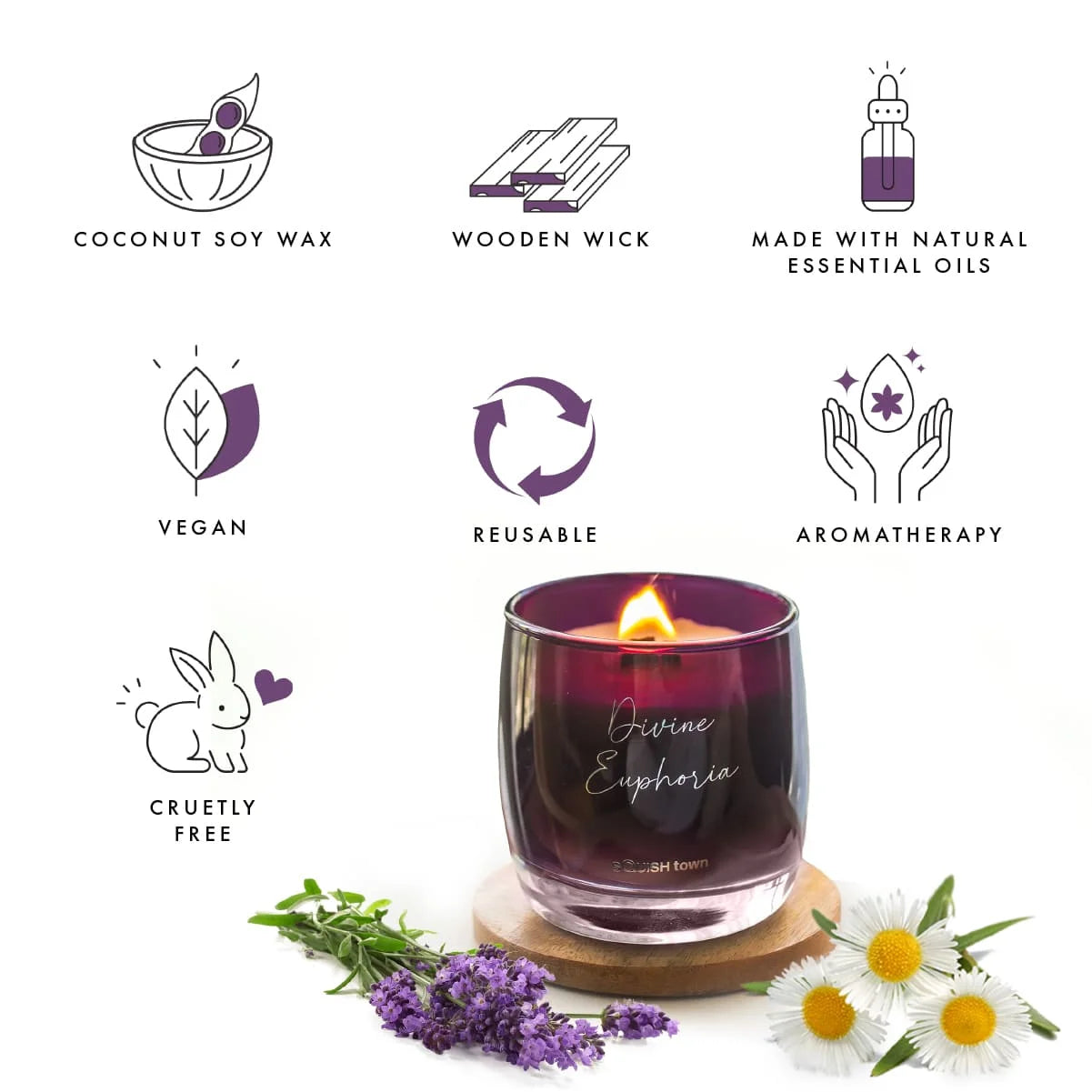 Divine Euphoria - Aromatherapy Scented Candle