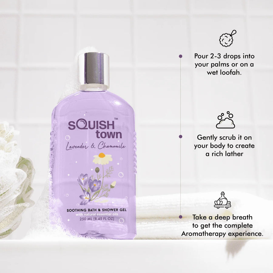Lavender & Chamomile - Soothing Bath & Shower Gel