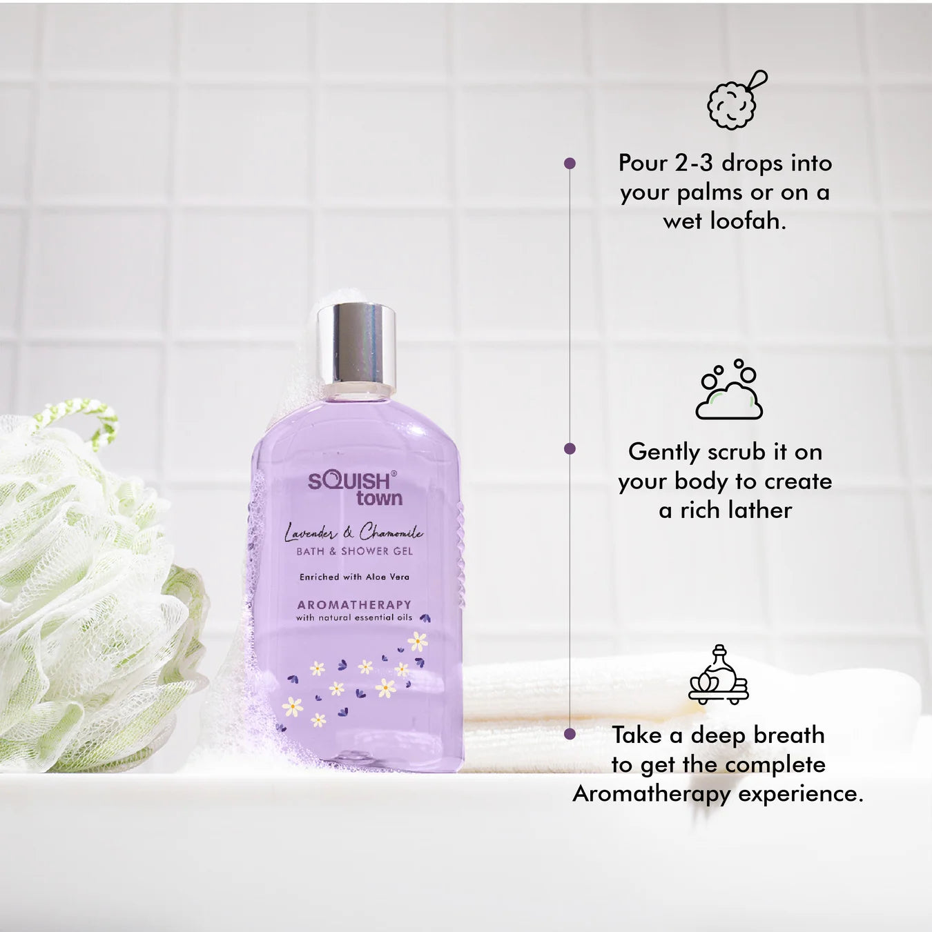 Lavender &amp; Chamomile - Soothing Bath &amp; Shower Gel