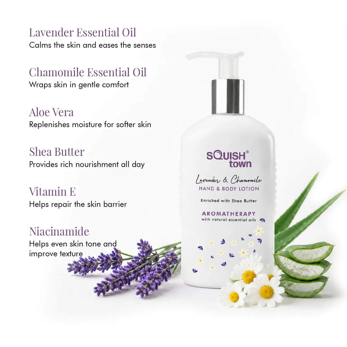Lavender &amp; Chamomile - Moisturizing Hand &amp; Body Lotion