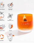 Summer in a bottle - Aromatherapy Scented Candle