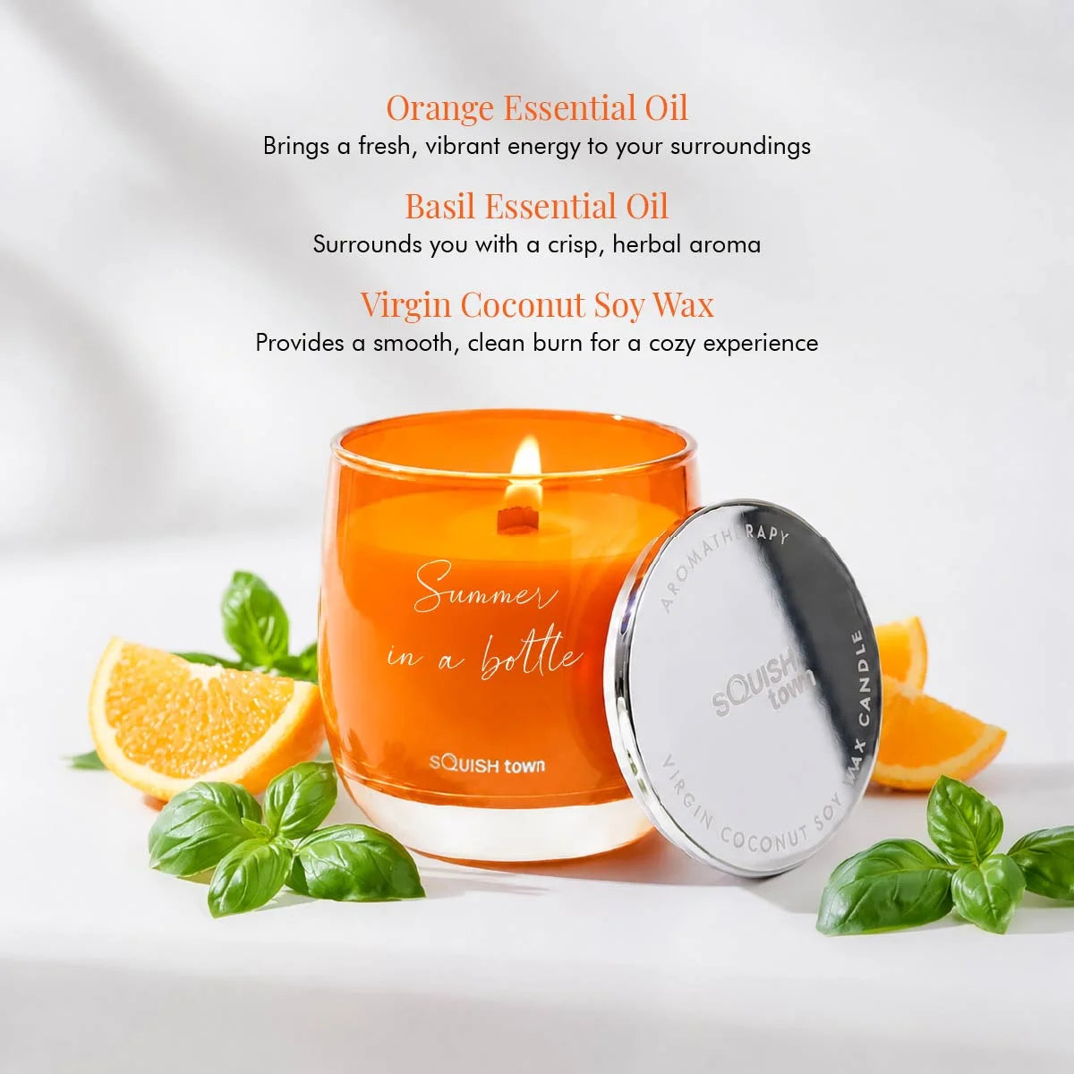Summer in a bottle - Aromatherapy Scented Candle