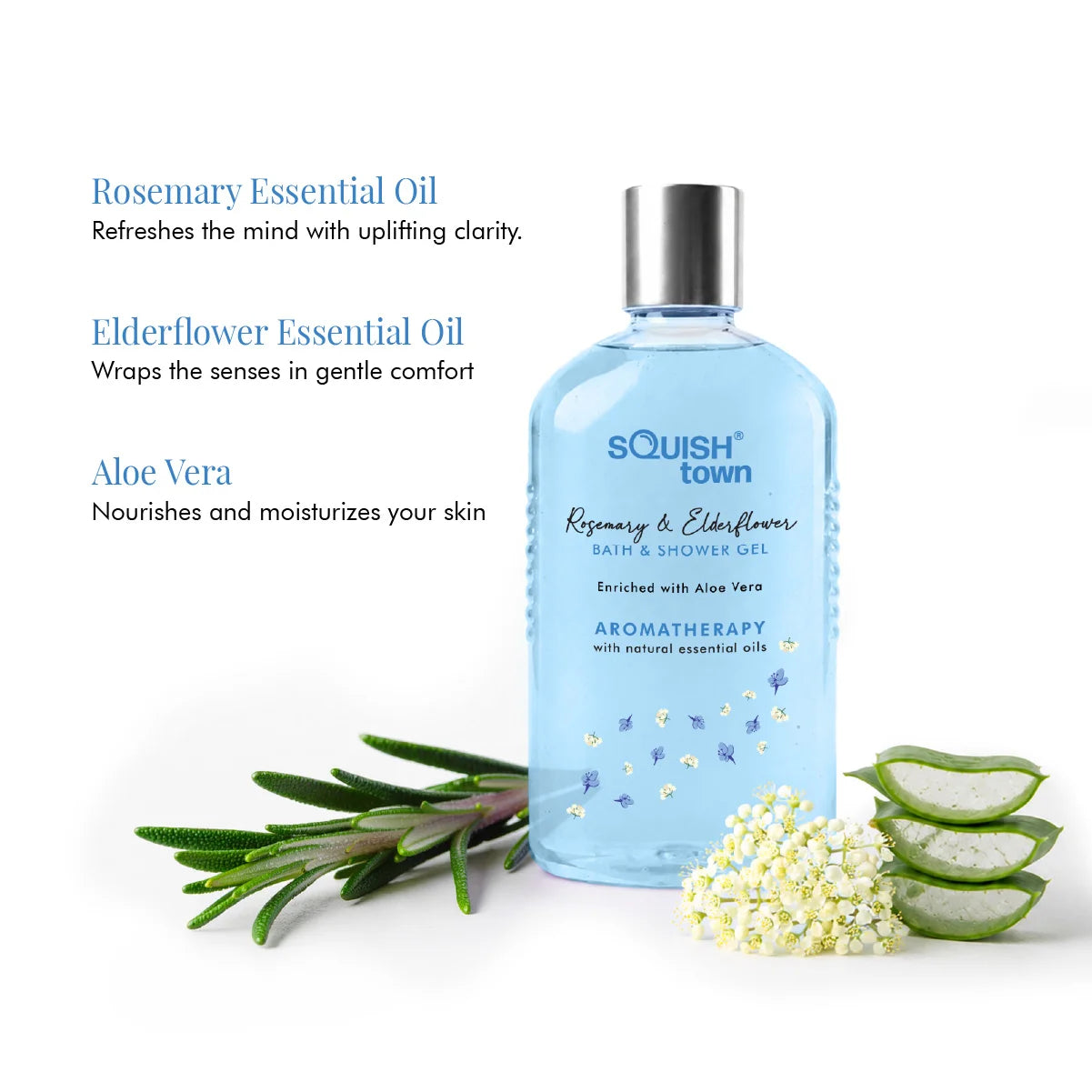 Rosemary &amp; Elderflower - Soothing Bath &amp; Shower Gel
