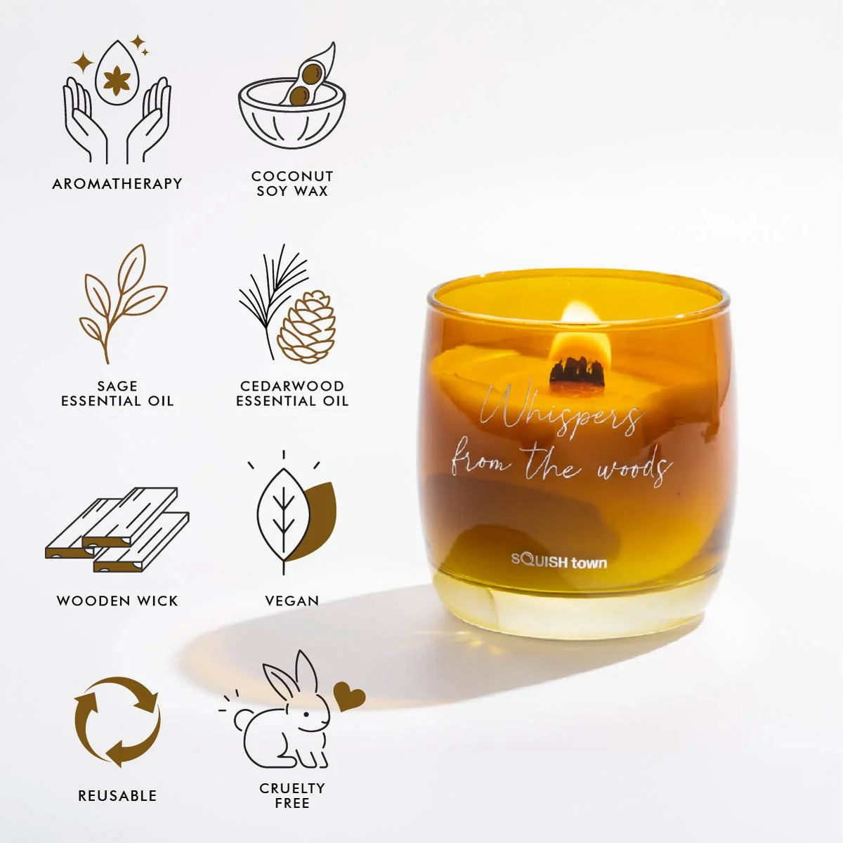 Whispers from the Woods - Aromatherapy Scented Candle