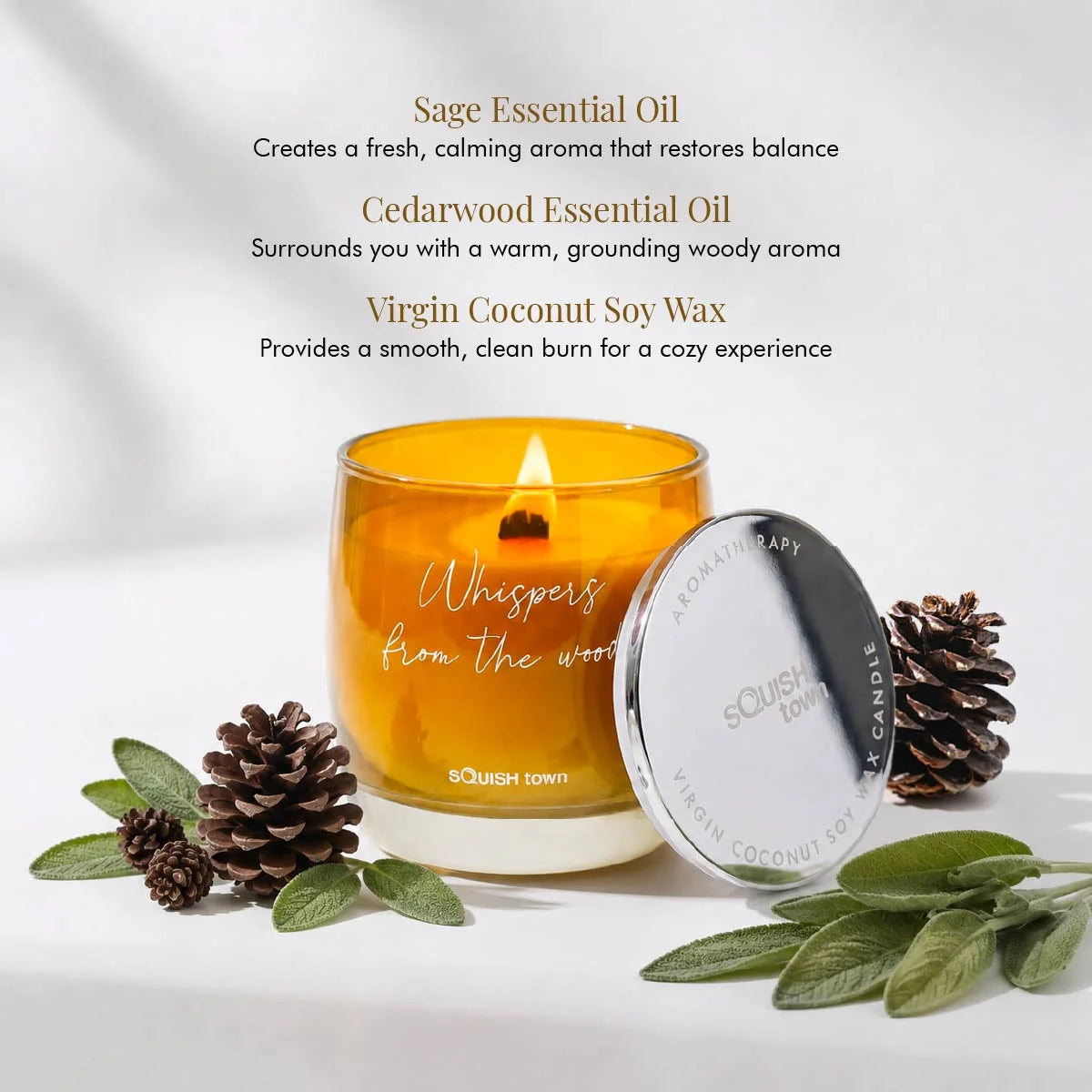 Whispers from the Woods - Aromatherapy Scented Candle