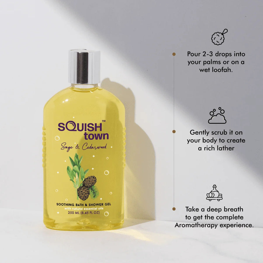 Sage & Cedarwood - Soothing Bath & Shower Gel