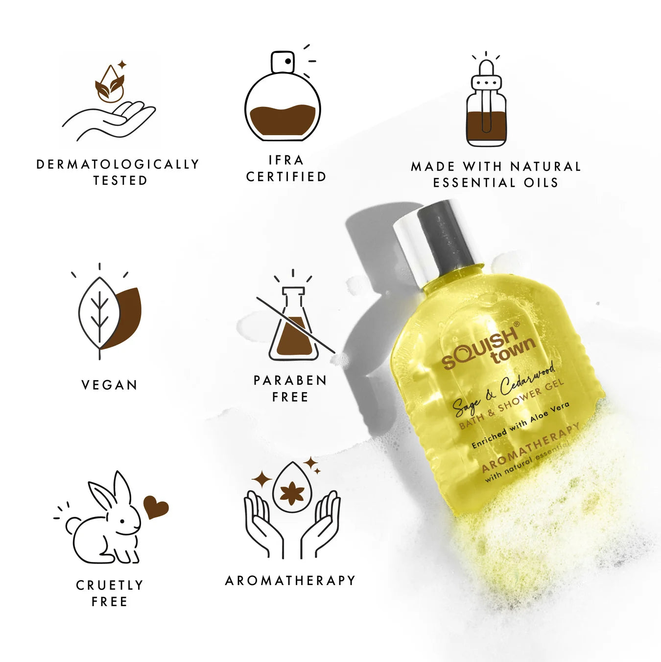 Sage &amp; Cedarwood - Soothing Bath &amp; Shower Gel