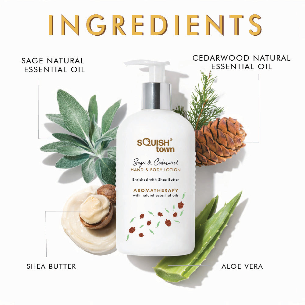 Sage &amp; Cedarwood - Moisturizing Hand &amp; Body Lotion