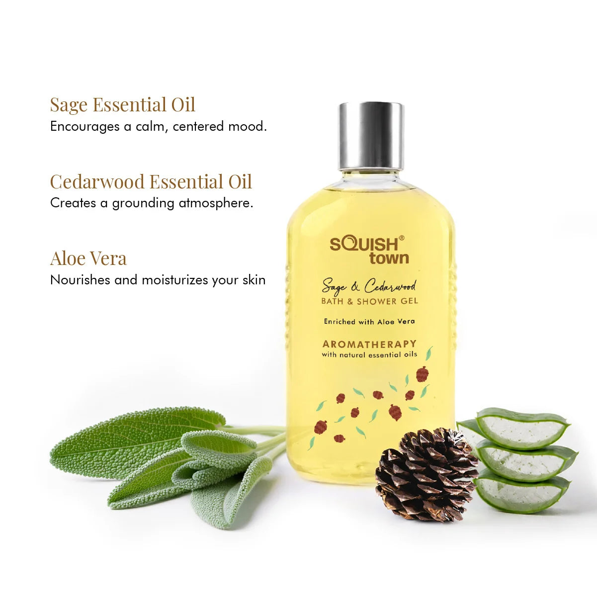 Sage &amp; Cedarwood - Soothing Bath &amp; Shower Gel