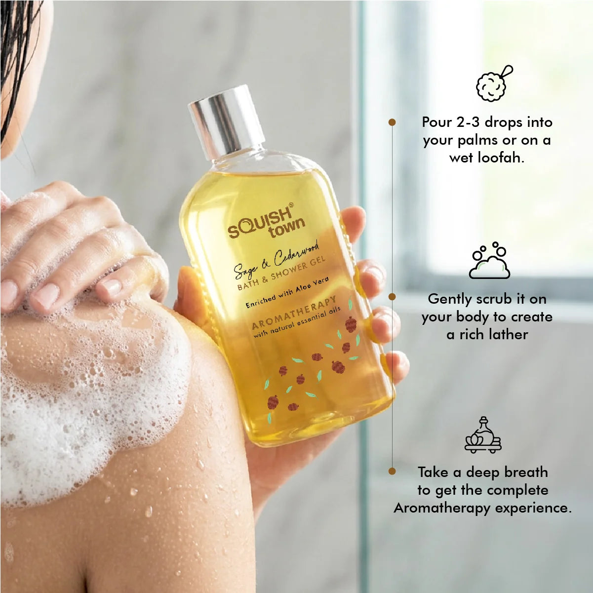 Sage &amp; Cedarwood - Soothing Bath &amp; Shower Gel