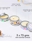 Mini Scented Candle Trio - Gift Set