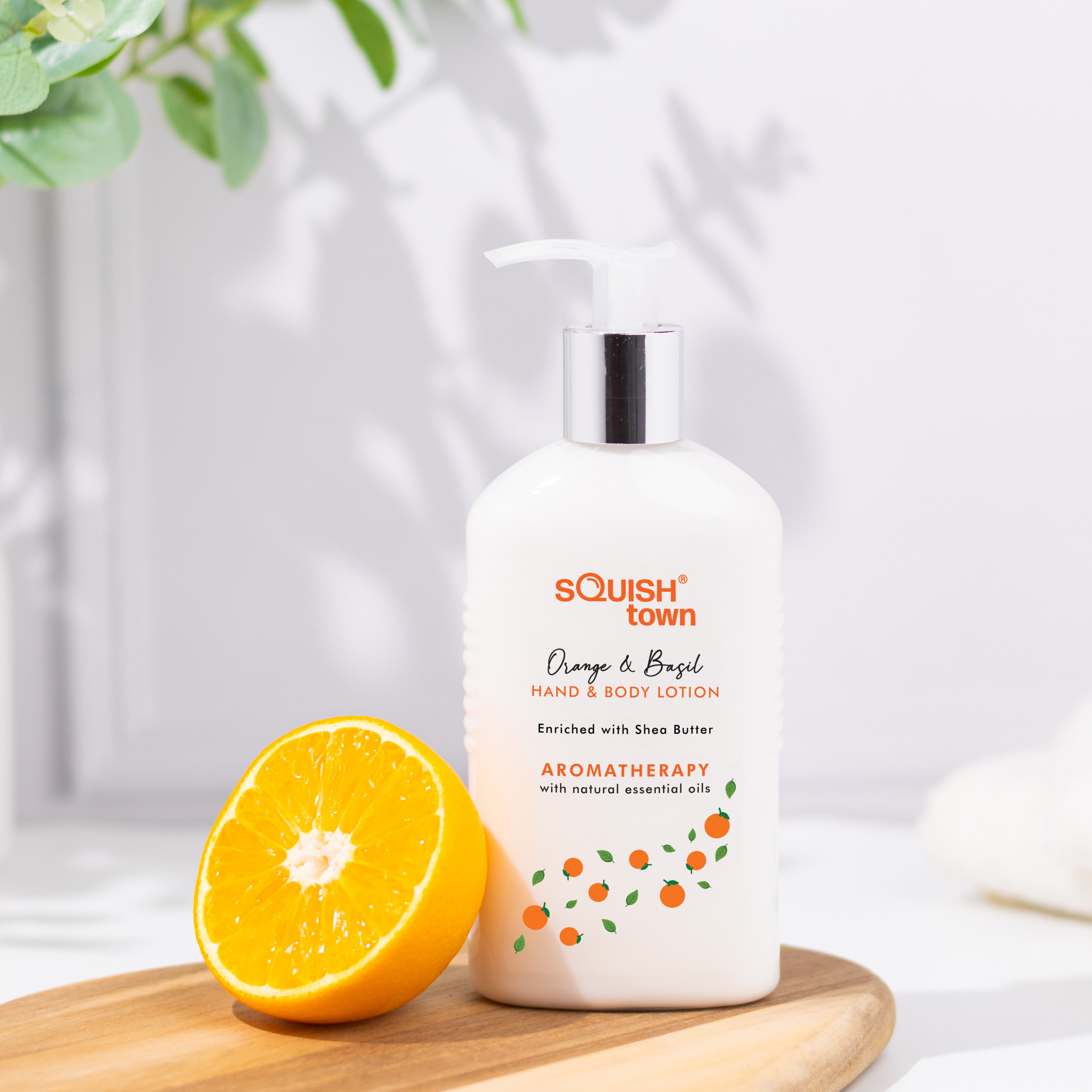 Orange &amp; Basil - Moisturizing Hand &amp; Body Lotion
